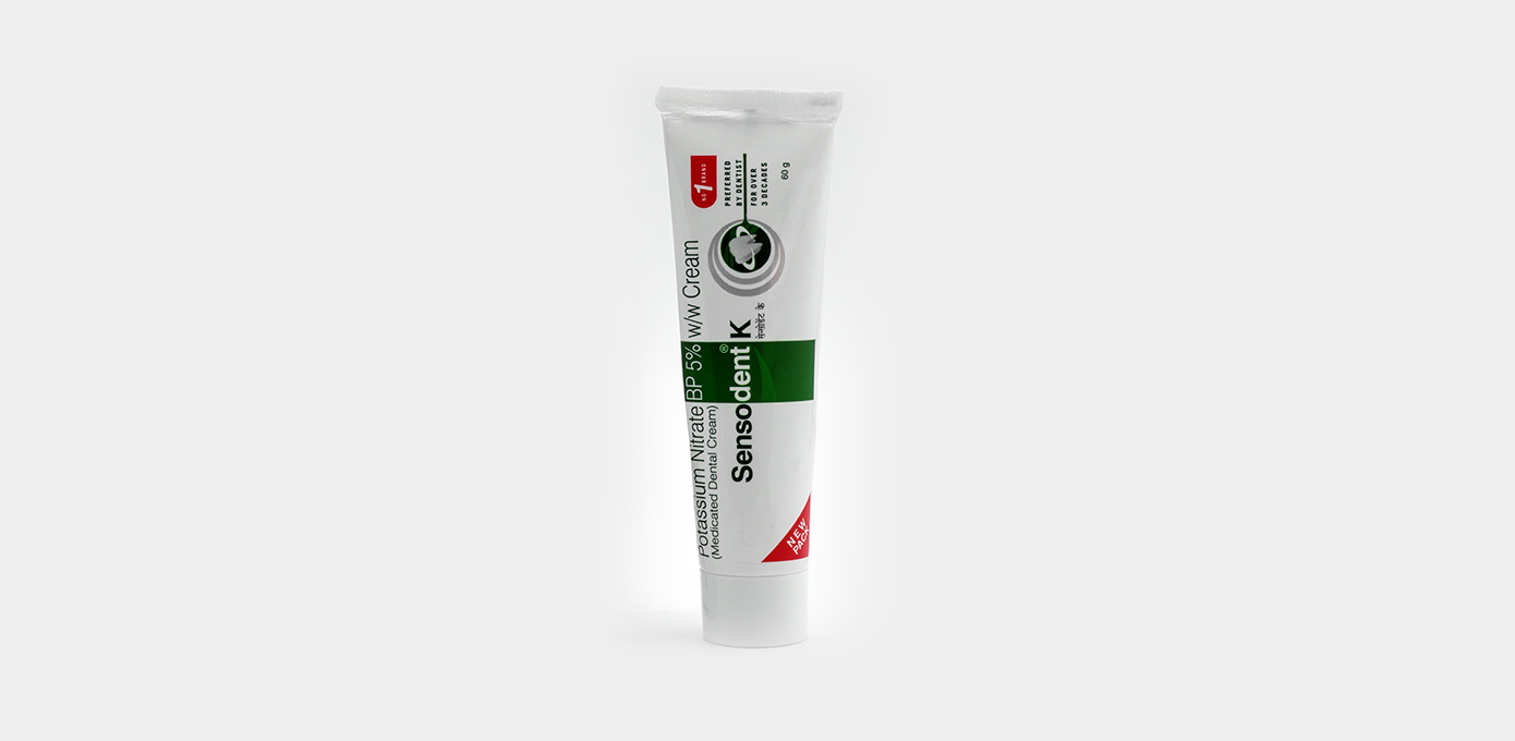 Sensitive teeth relief sensodent K toothpaste