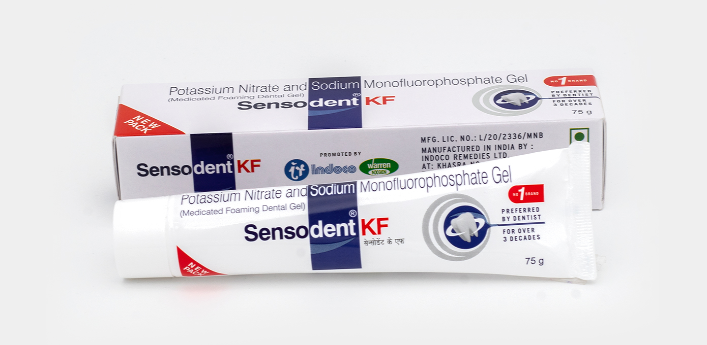 Sensodent K fluoride toothpaste